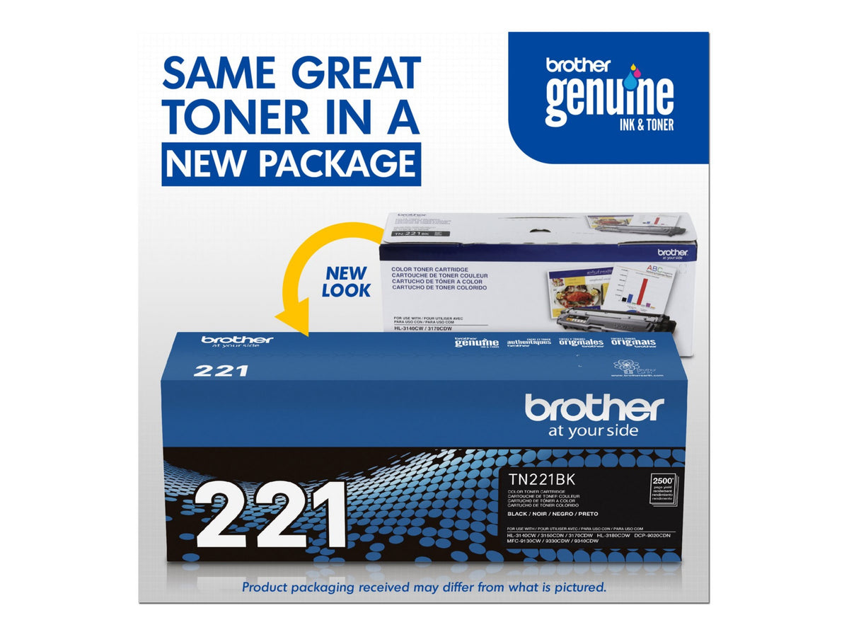 Tóner Brother 221BK Negro - vista 2