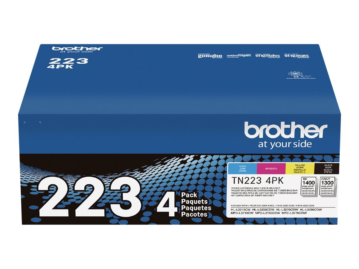 Tóner Brother 223 4PK Black, Cyan, Magenta, Yellow - vista 2