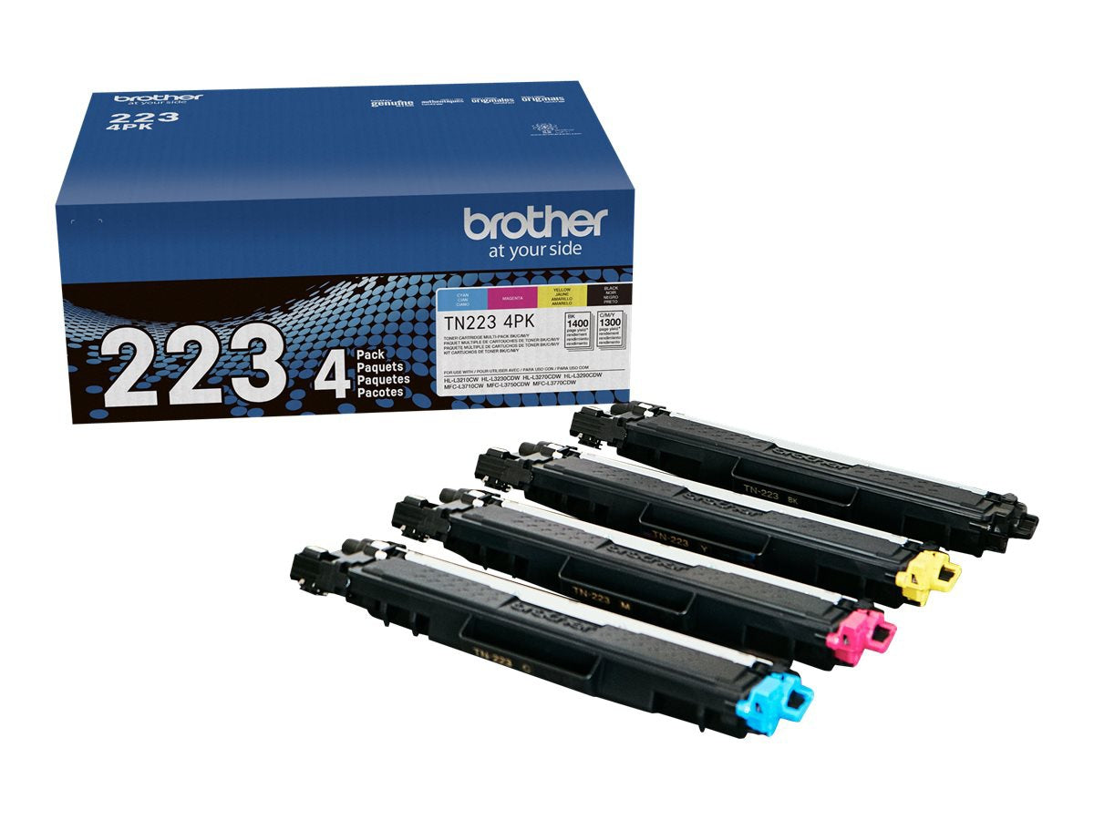 Tóner Brother 223 4PK Black, Cyan, Magenta, Yellow - vista 3