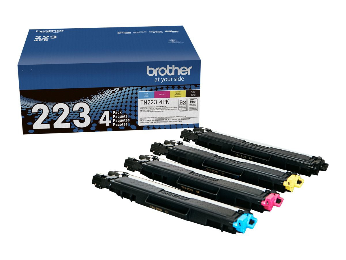 Tóner Brother 223 4PK Black, Cyan, Magenta, Yellow - vista 6