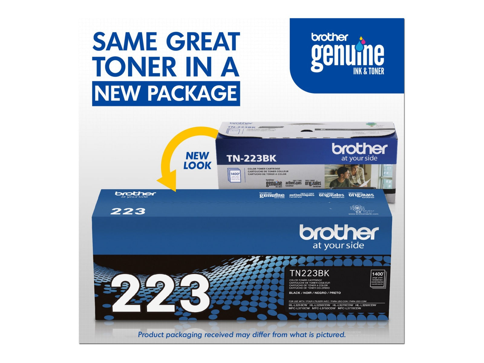 Tóner Brother 223BK Negro - vista 2