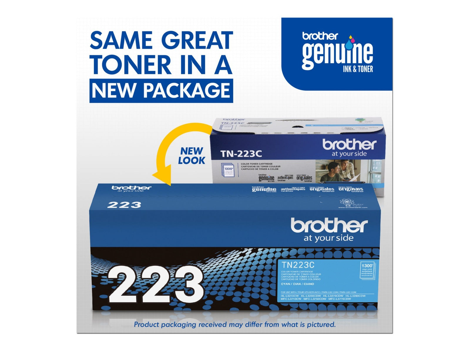 Tóner Brother 223C Cian - vista 2