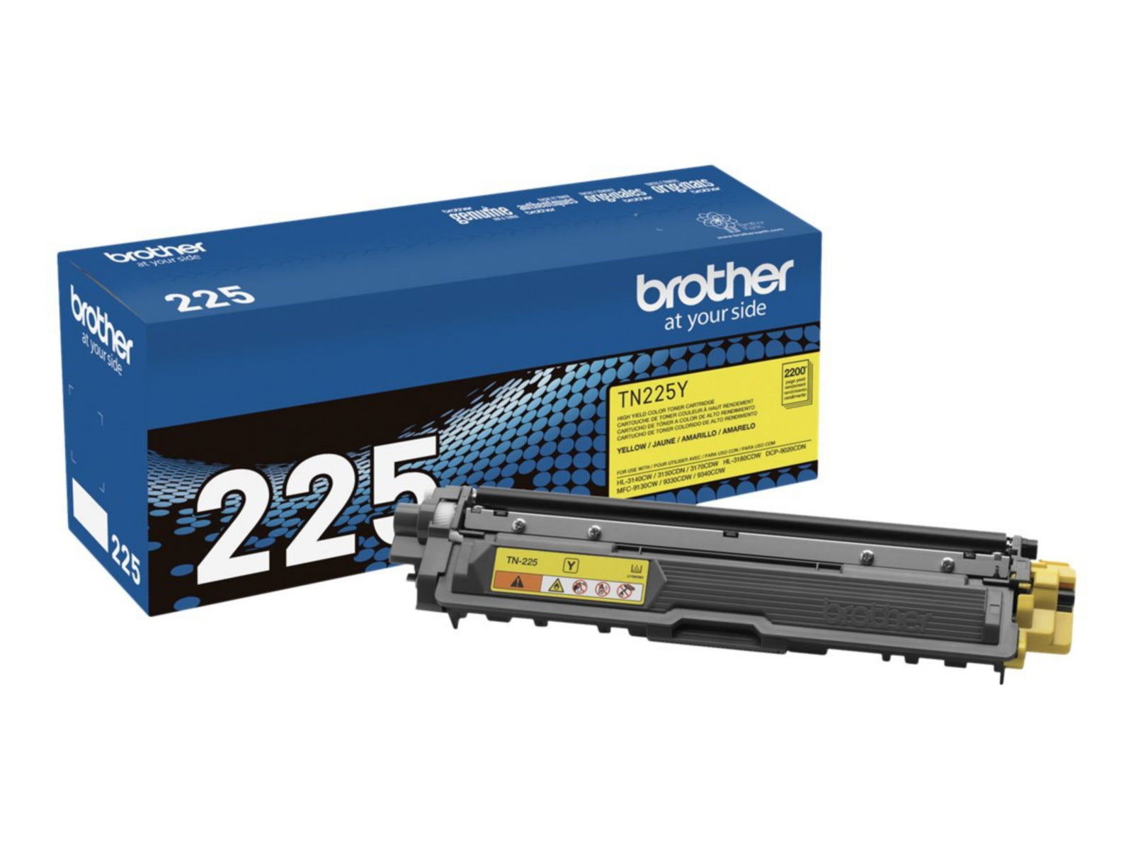 Tóner Brother 225Y Amarillo Alto Rendimiento - vista 1