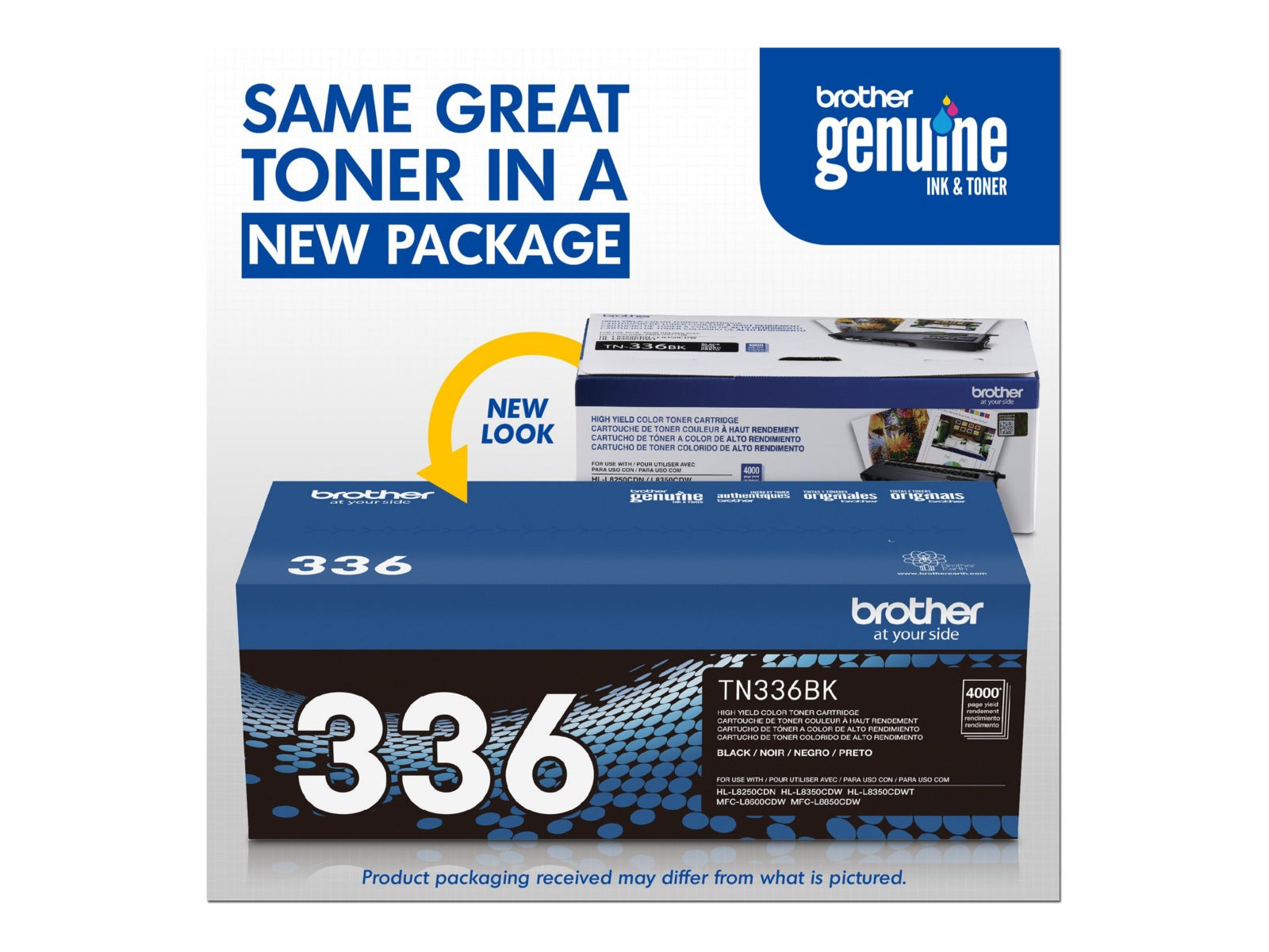 Tóner Brother 336BK Negro Alto Rendimiento - vista 2