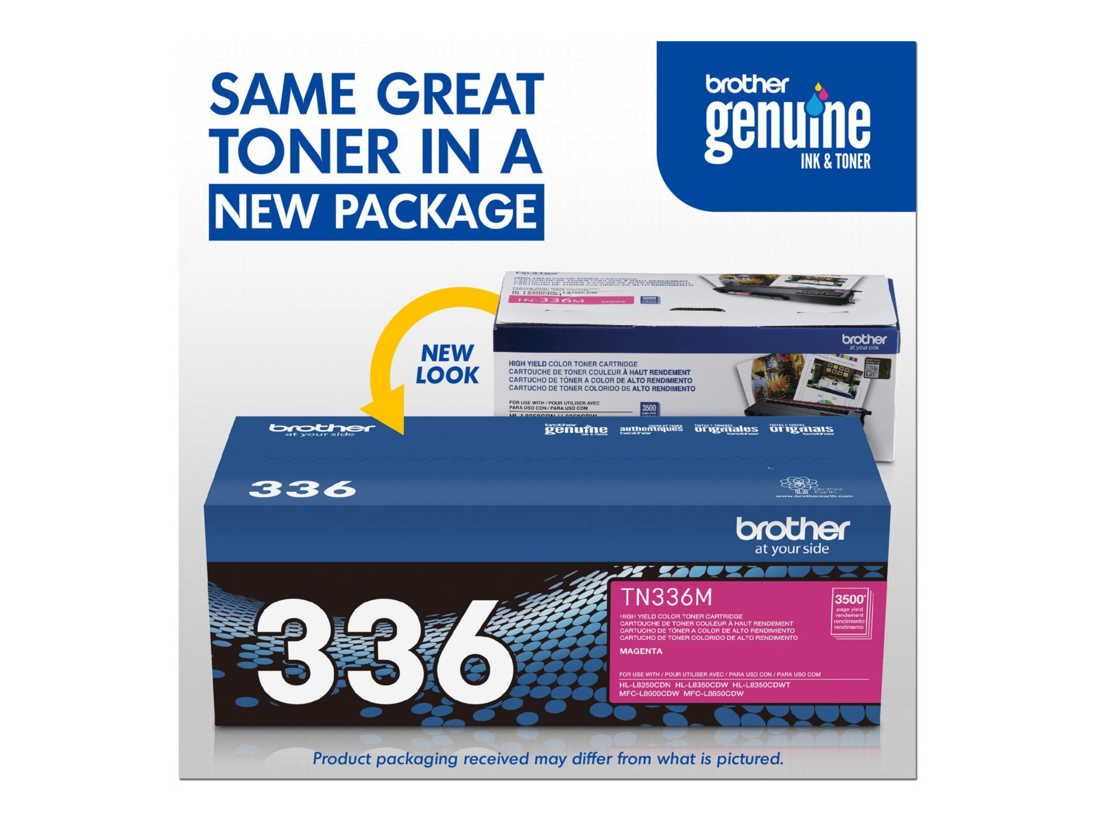 Tóner Brother 336M Magenta Alto Rendimiento - vista 2