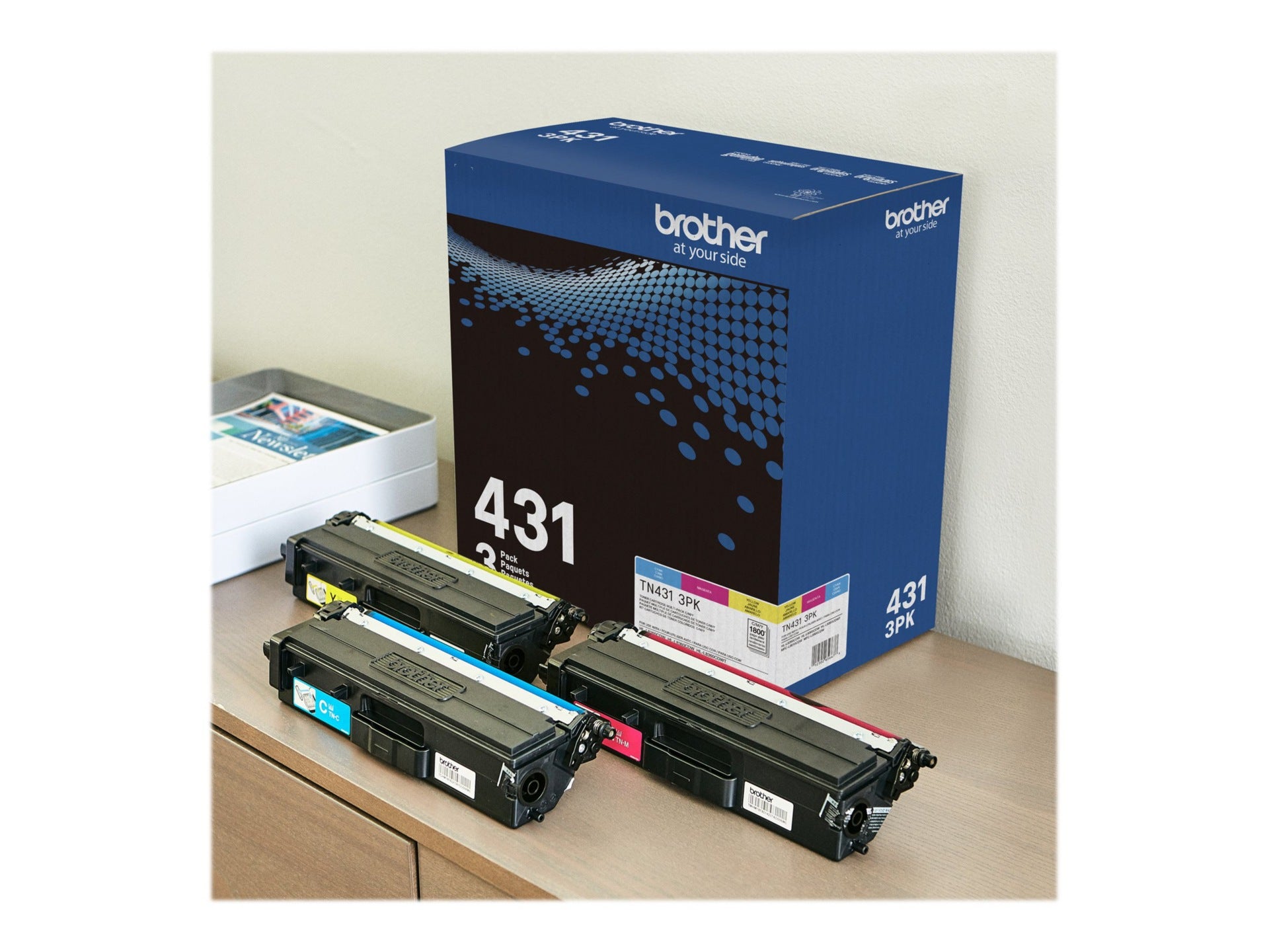 Tóner Brother 431 Cyan, Magenta, Yellow - vista 7