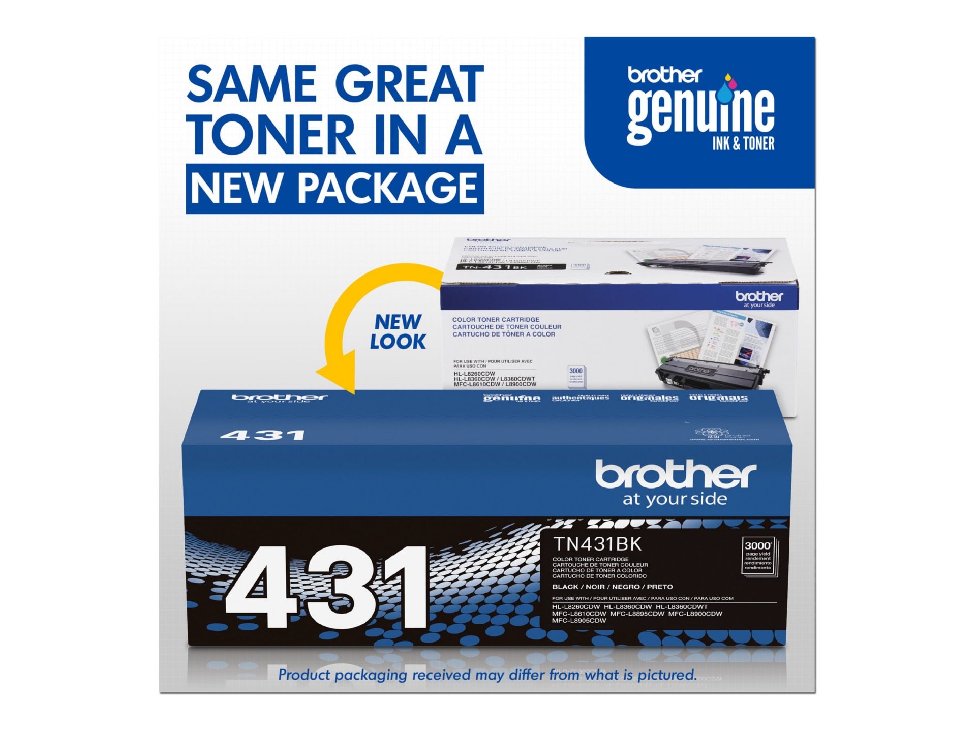 Tóner Brother 431BK Negro - vista 2