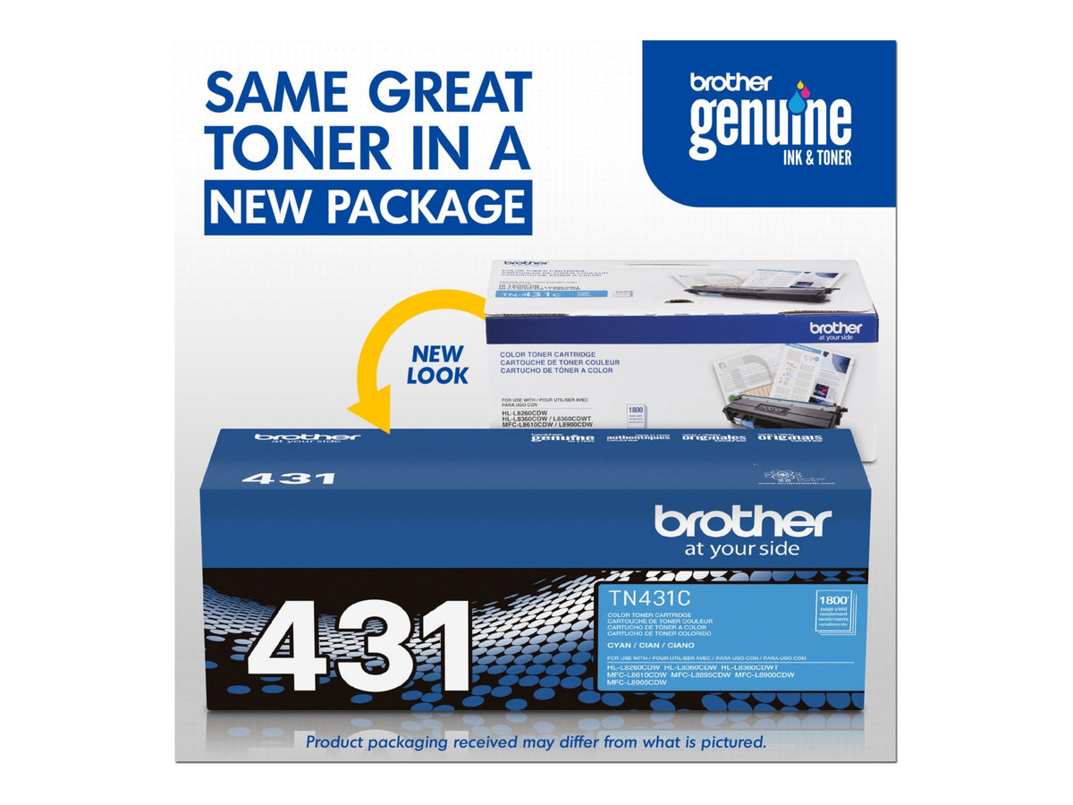 Tóner Brother 431C Cian - vista 2