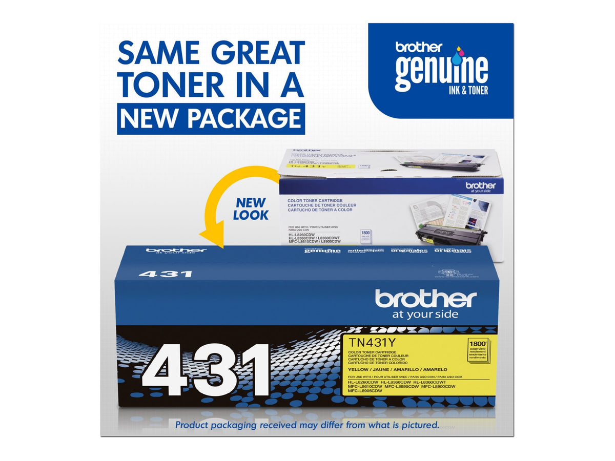 Tóner Brother 431Y Amarillo - vista 2