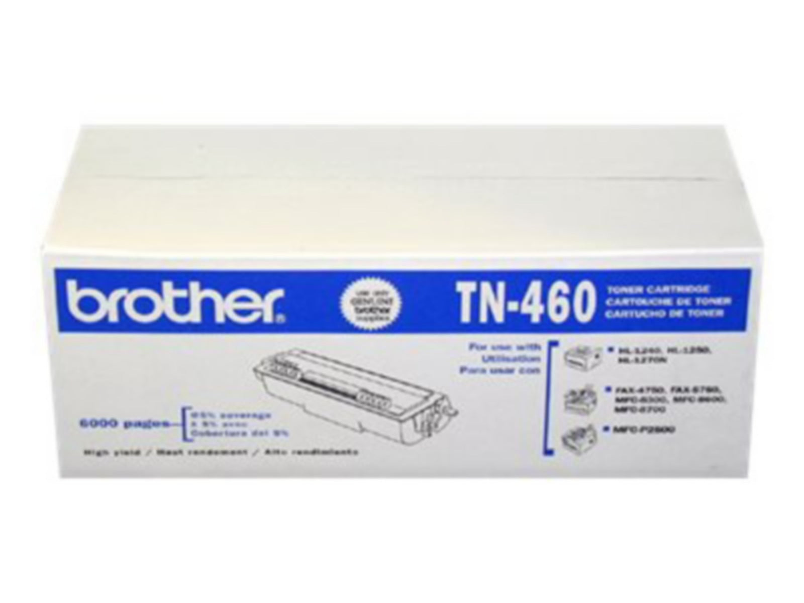Tóner Brother 460 Negro Alto Rendimiento - vista 1