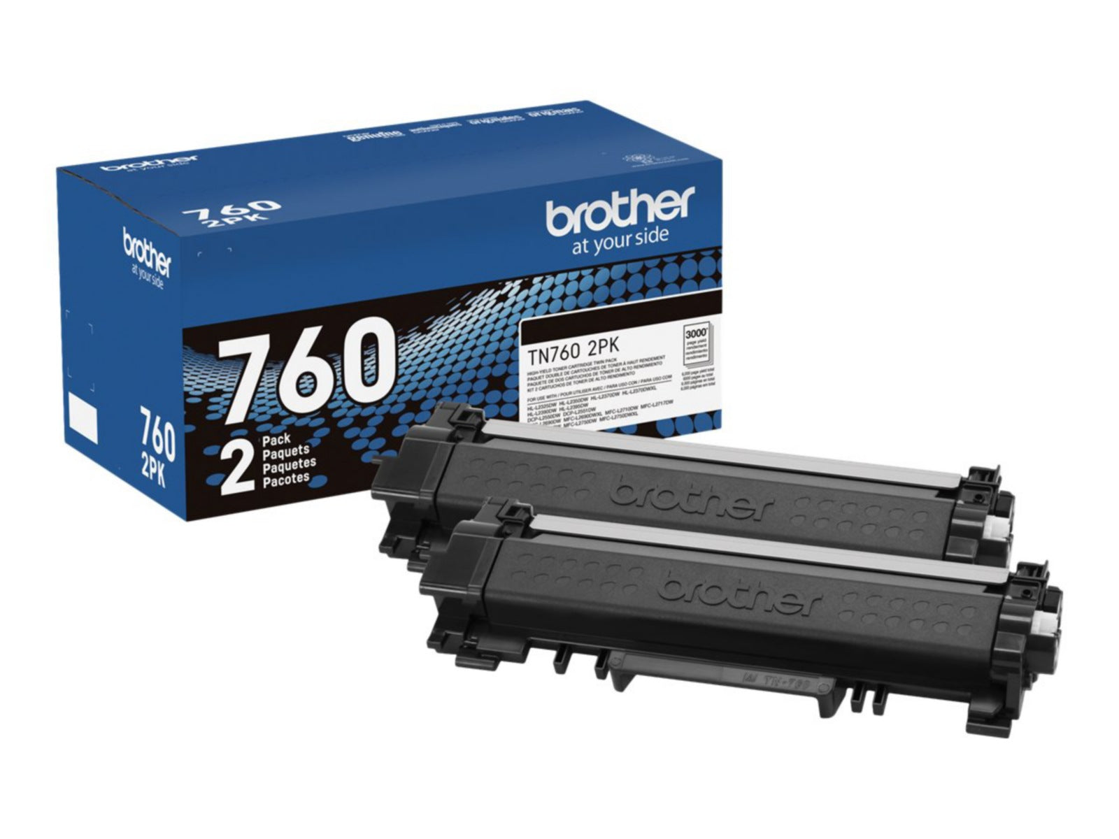 Tóner Brother 760 2PK Negro Alto Rendimiento - vista 1