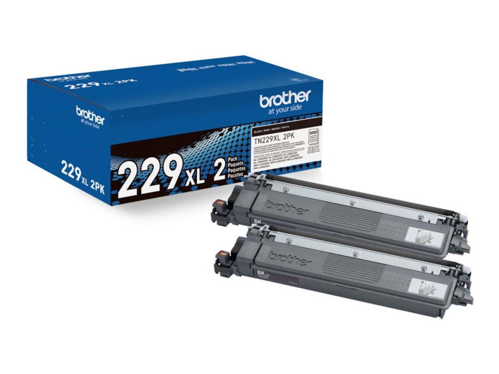 Tóner Brother TN229XL 2PK Negro Alto Rendimiento - vista 1