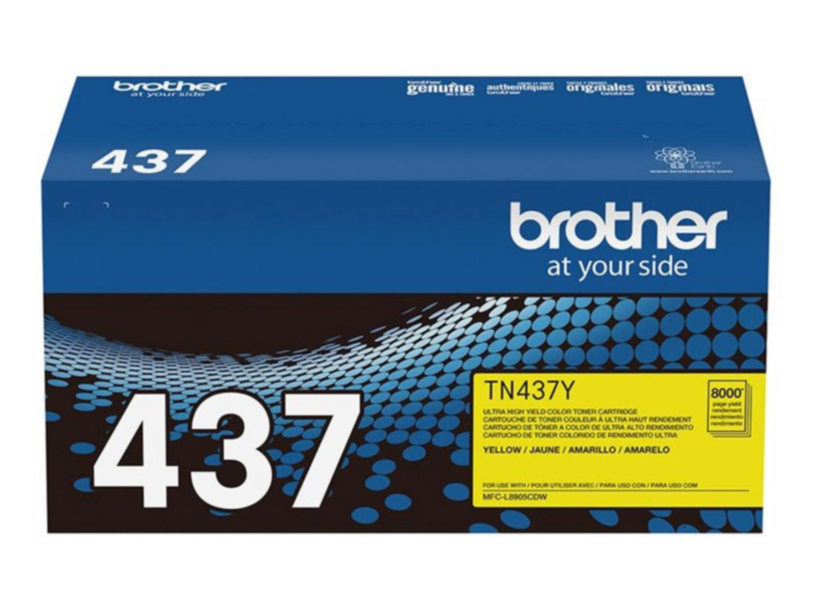 Tóner Brother TN437Y Amarillo Alto Rendimiento - vista 3