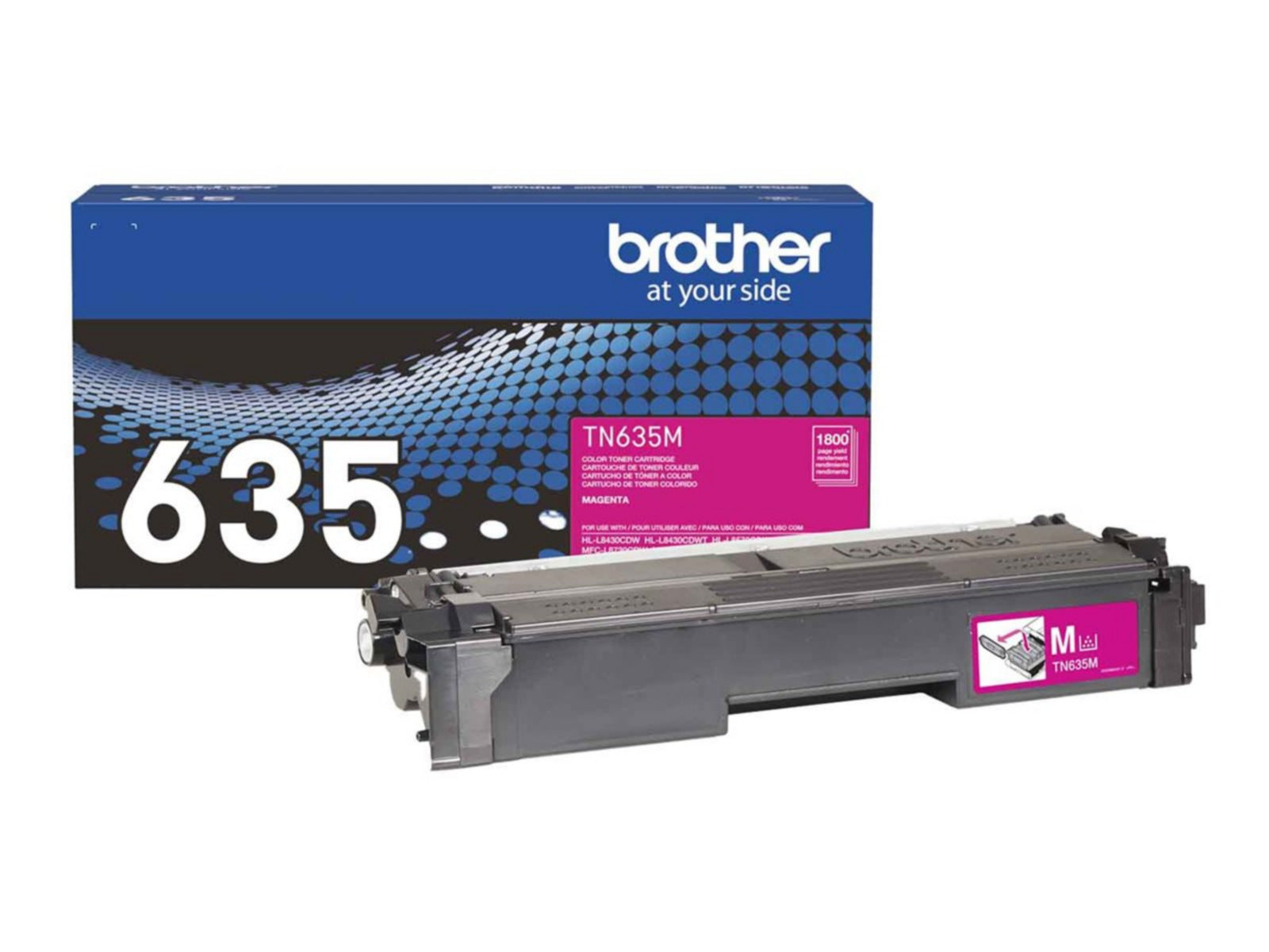 Tóner Brother TN635M Magenta - vista 1