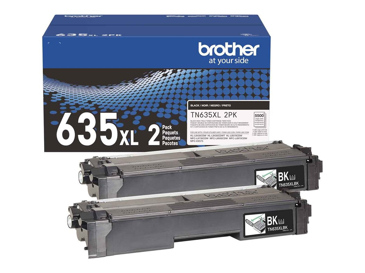 Tóner Brother TN635XL2PK Negro Alto Rendimiento - vista 1