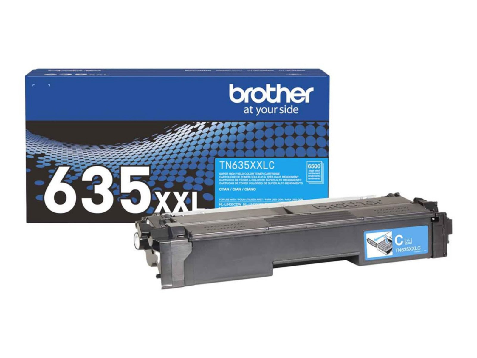 Tóner Brother TN635XXLC Cian Alto Rendimiento - vista 1