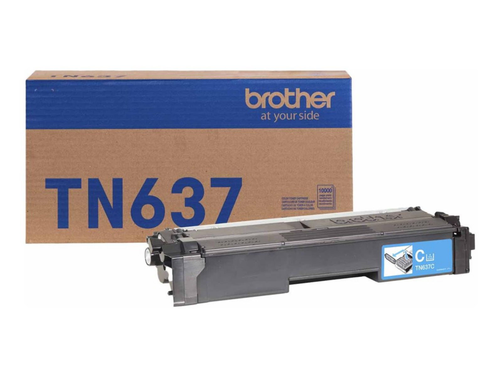 Tóner Brother TN637C Cian Alto Rendimiento - vista 1