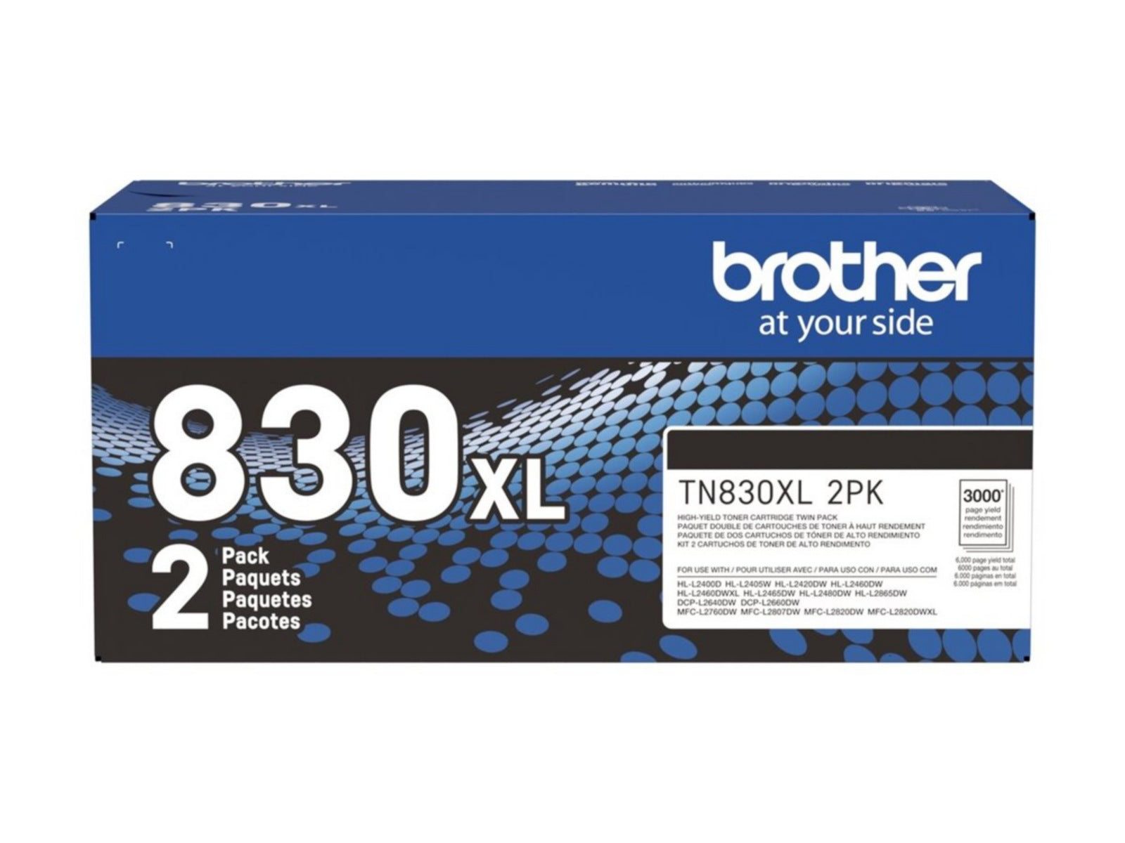 Tóner Brother TN830XL 2PK Negro Alto Rendimiento - vista 2