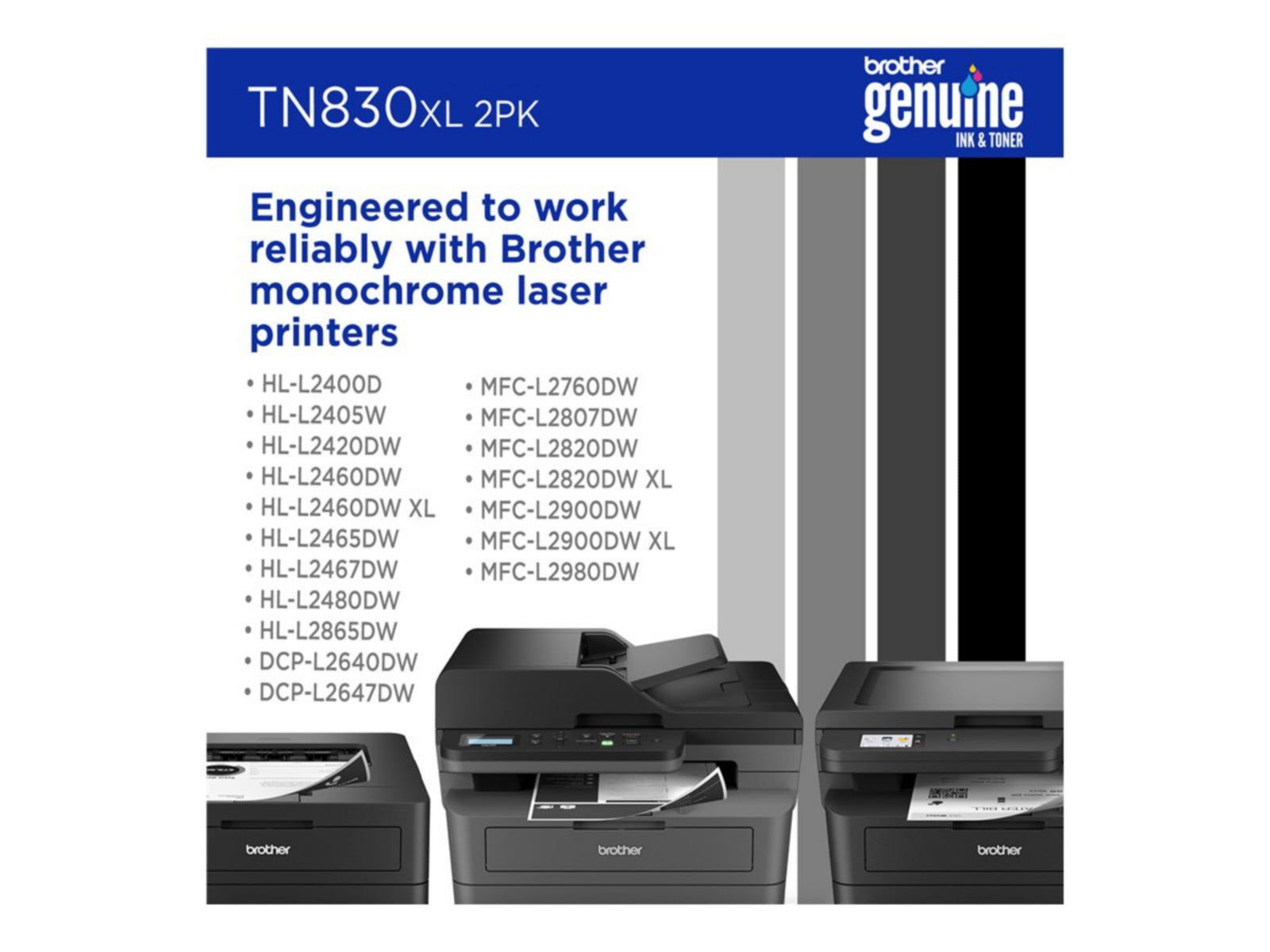 Tóner Brother TN830XL 2PK Negro Alto Rendimiento - vista 7