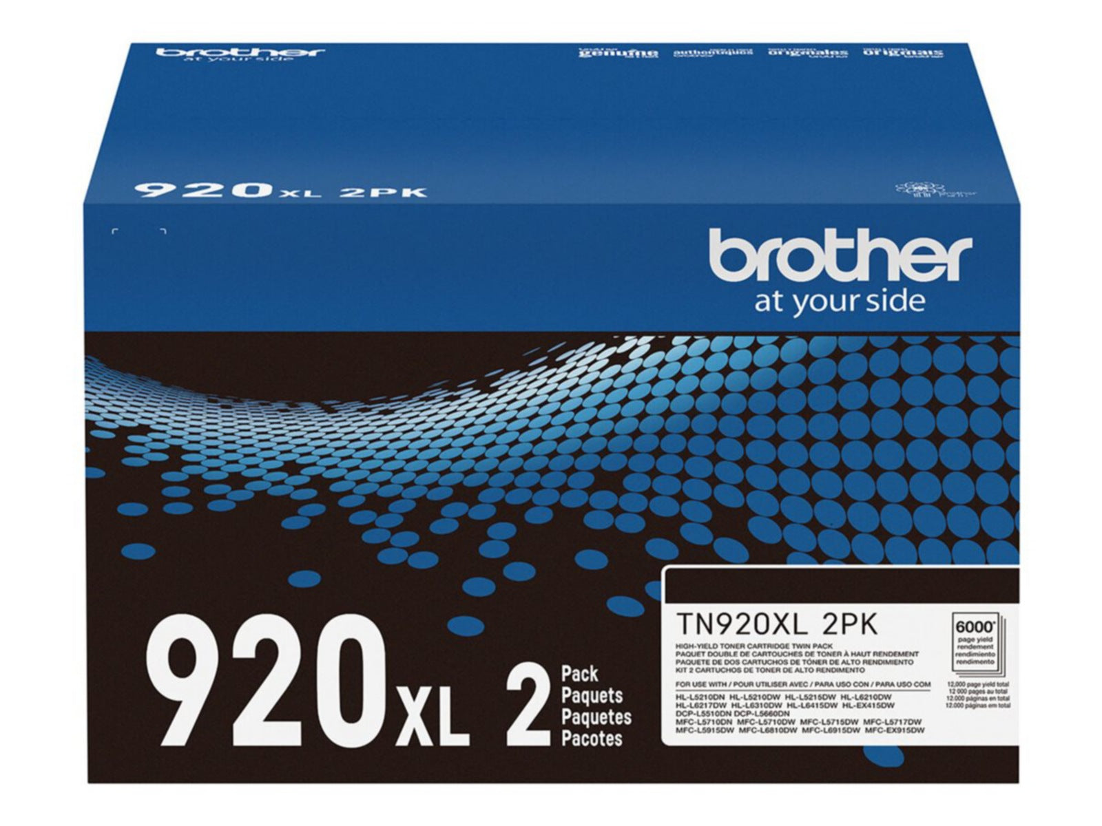 Tóner Brother TN920XL 2PK Negro Alto Rendimiento - vista 1