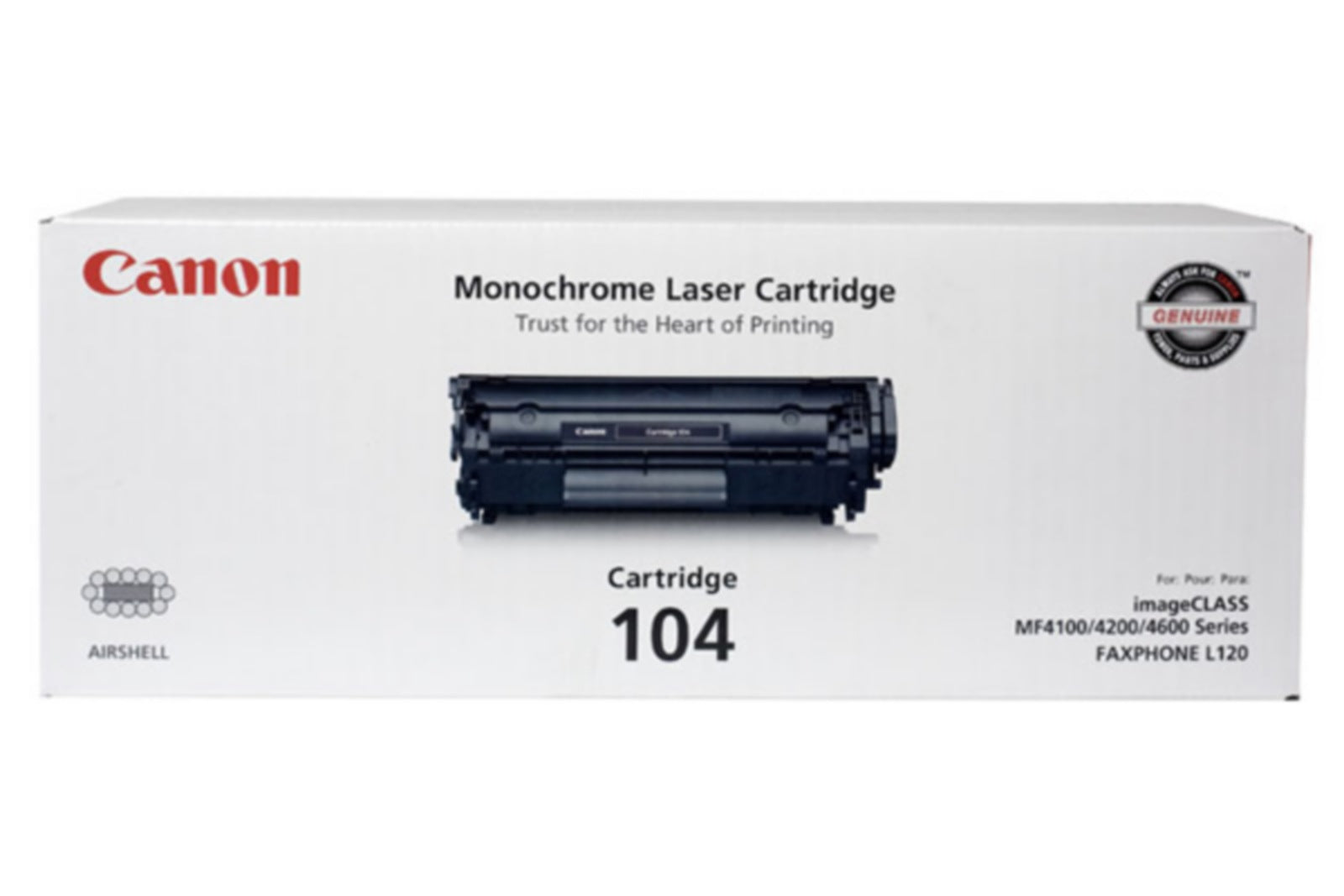Tóner Canon 104 Negro - vista 2