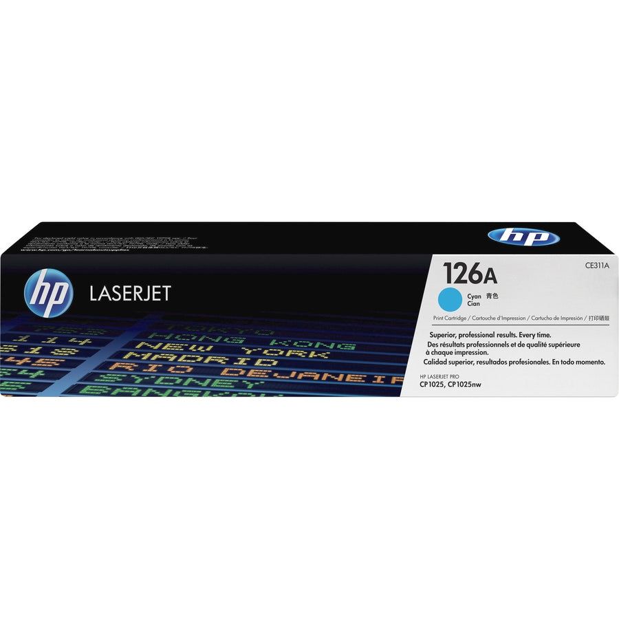 Tóner HP 126A (CE311A) Cian - vista 7