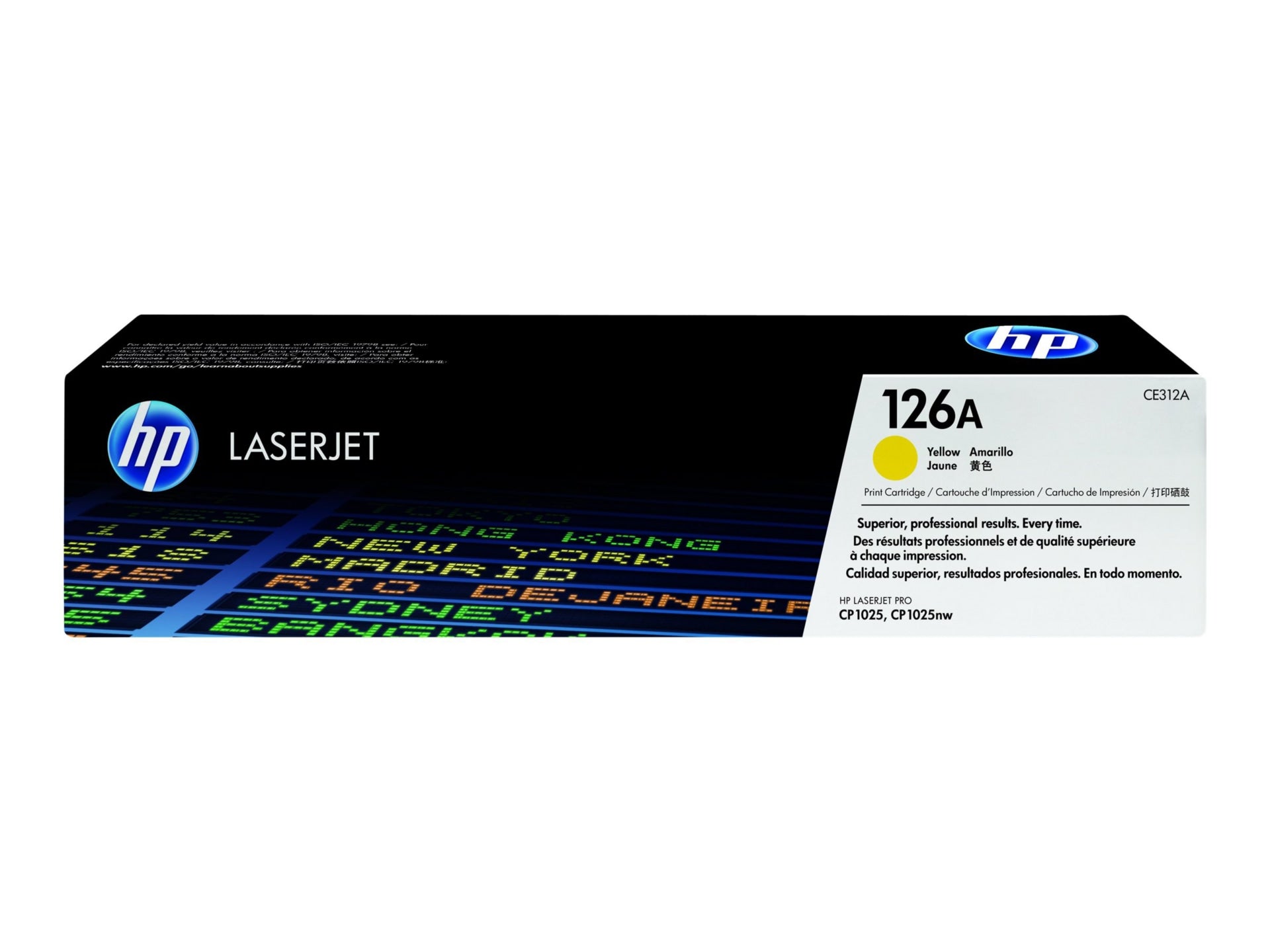 Tóner HP 126A (CE312A) Amarillo - vista 1