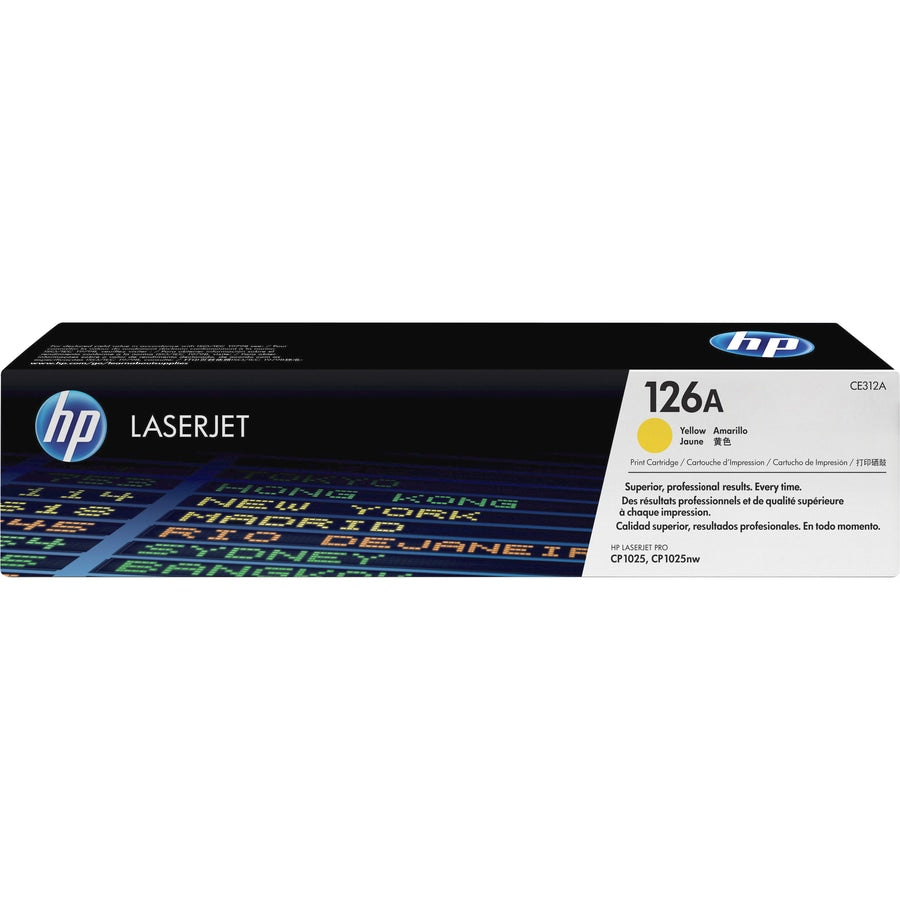 Tóner HP 126A (CE312A) Amarillo - vista 6