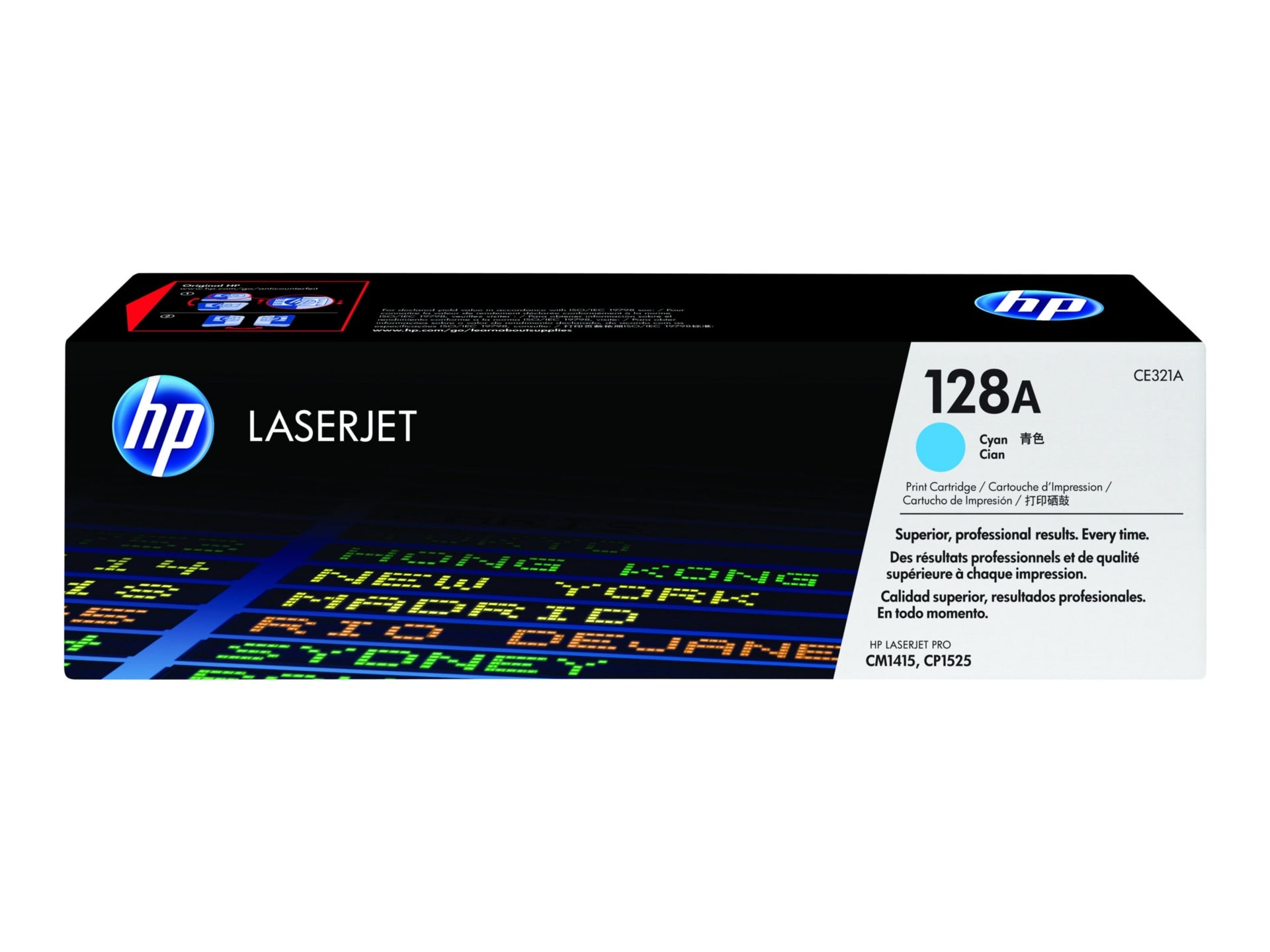 Tóner HP 128A (CE321A) Cian - vista 1