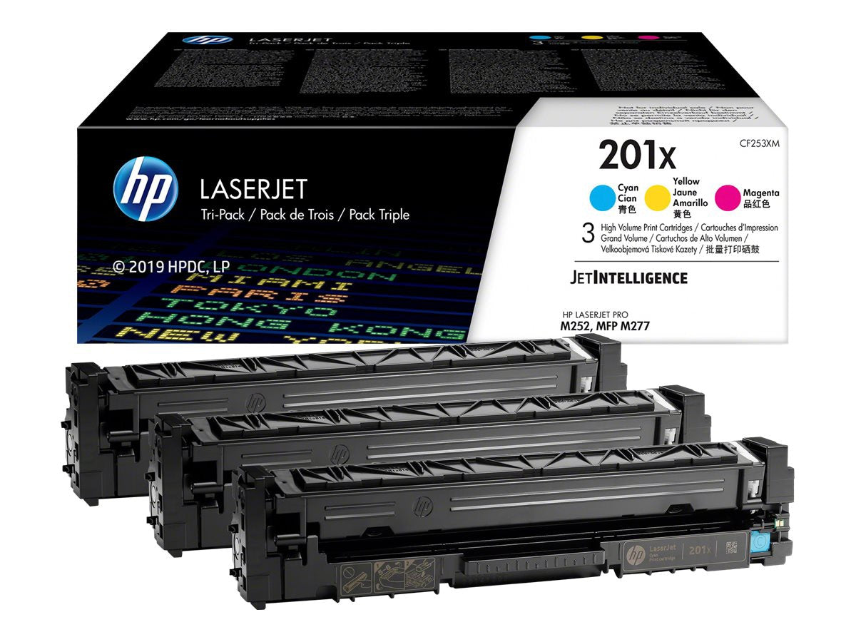 Tóner HP 201X Cyan,Magenta,Yellow Alto Rendimiento - vista 2