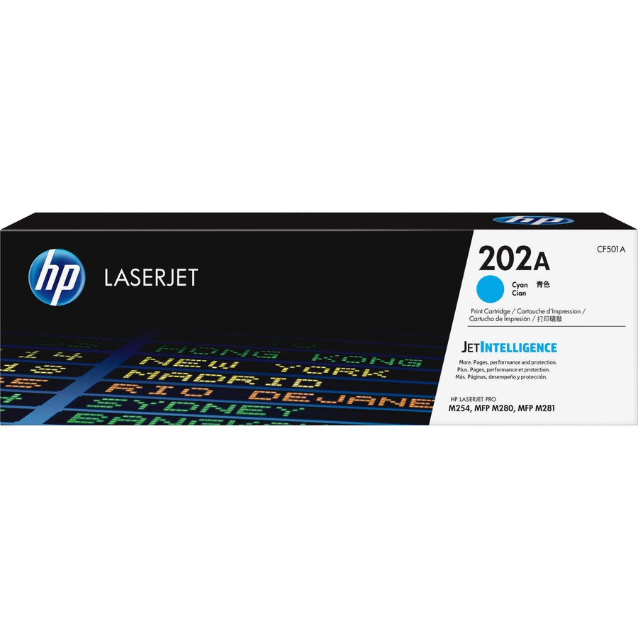 Tóner HP 202A (CF501A) Cian - vista 7