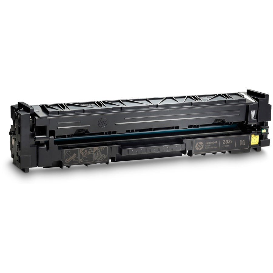 Tóner HP 202A (CF502A) Amarillo - vista 3
