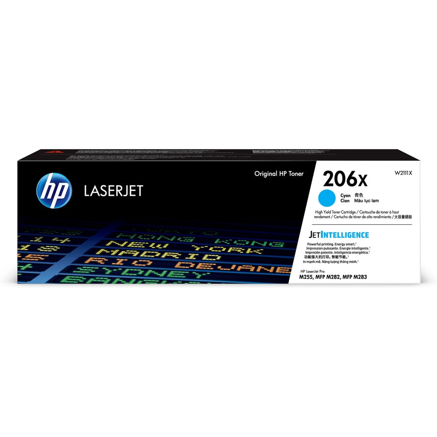 Tóner HP 206X Cian Alto Rendimiento - vista 7