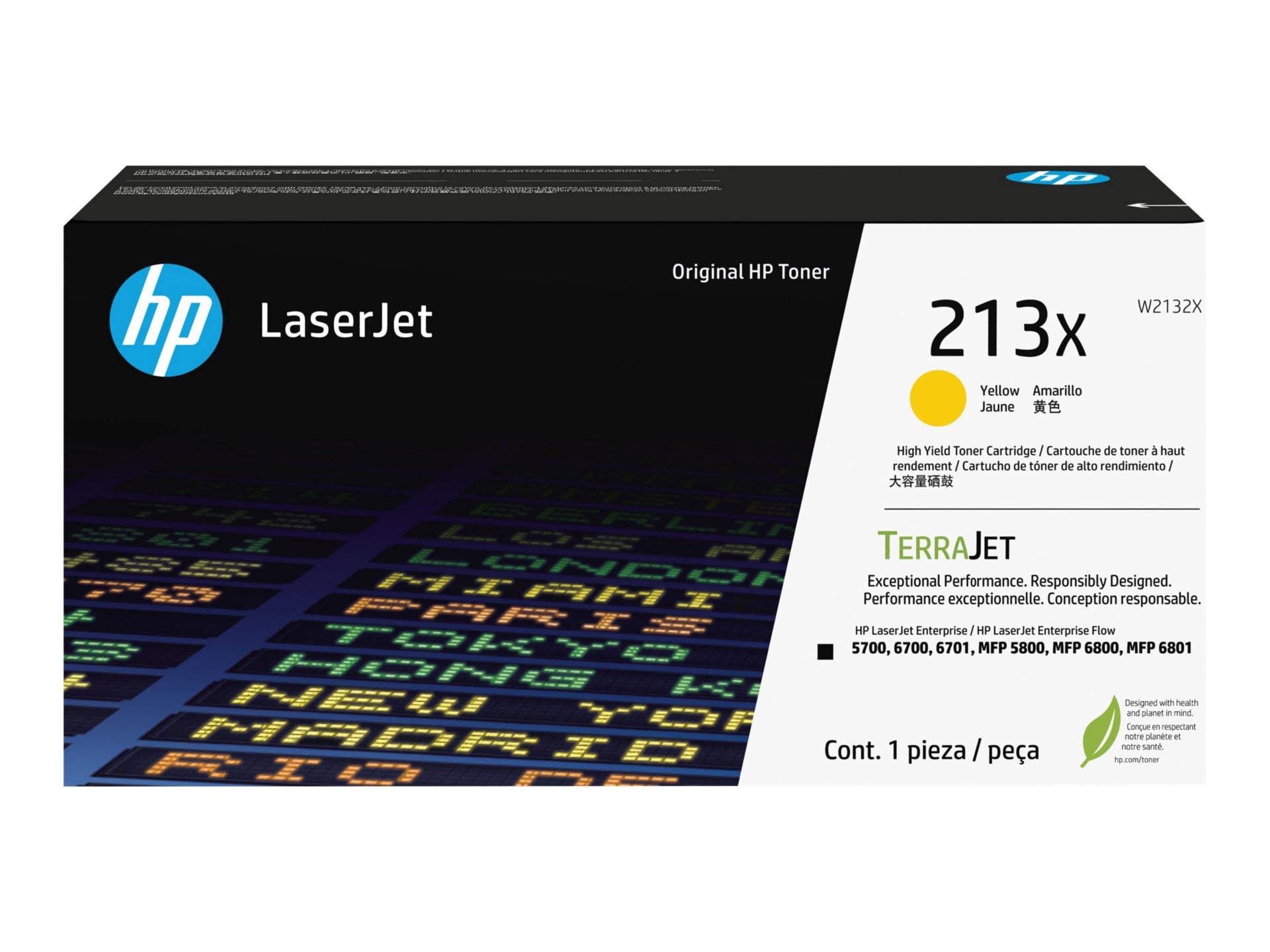 Tóner HP 213X Amarillo - vista 1
