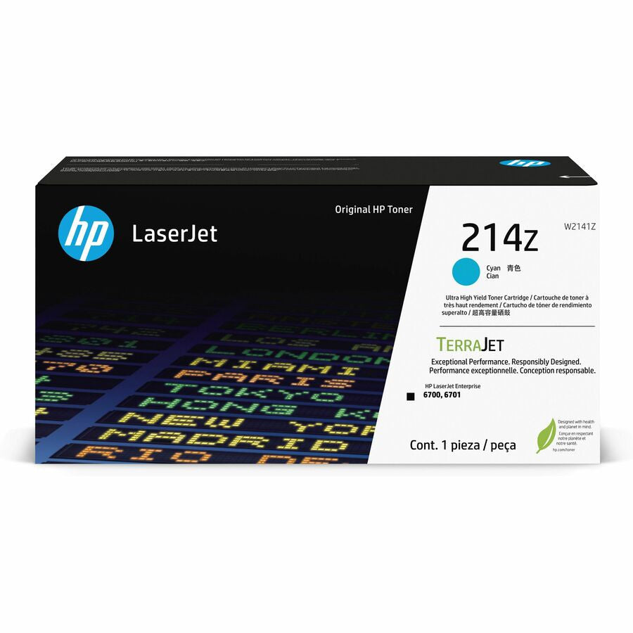 Tóner HP 214Z Cian - vista 2