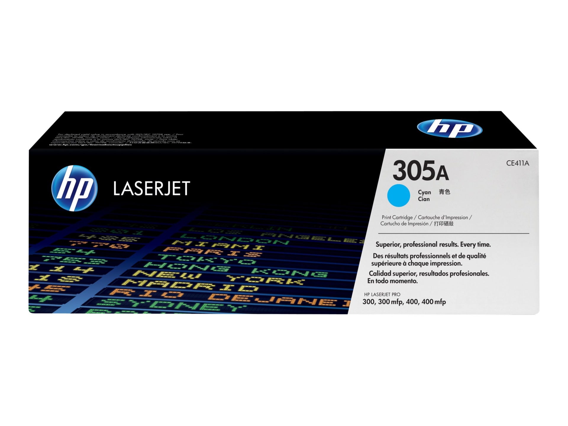 Tóner HP 305A (CE411A) Cian - vista 1
