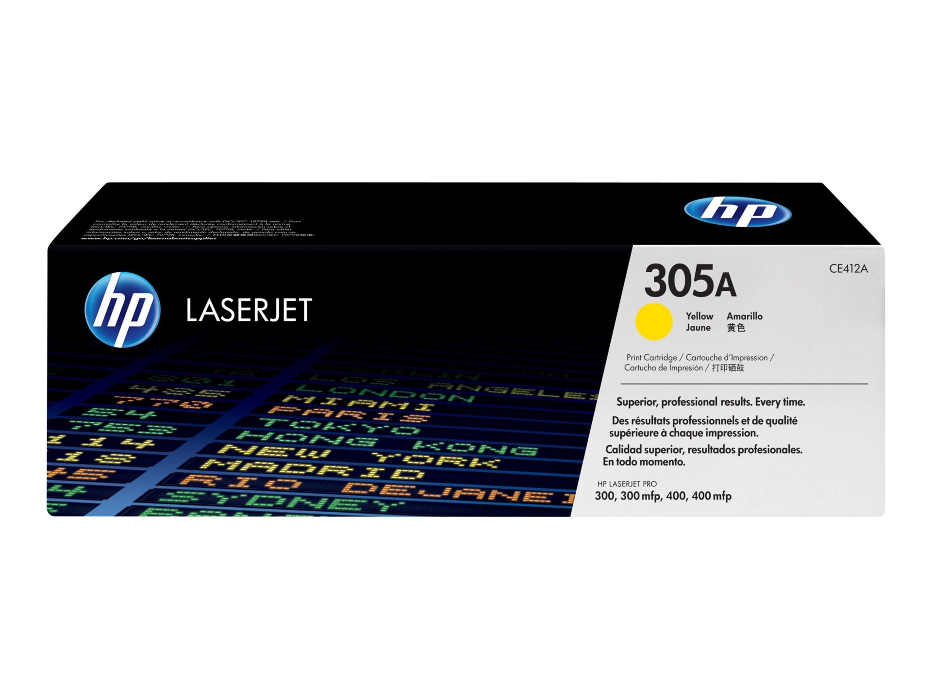 Tóner HP 305A (CE412A) Amarillo - vista 1