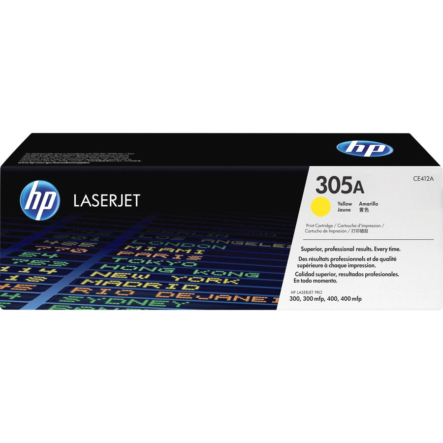 Tóner HP 305A (CE412A) Amarillo - vista 6