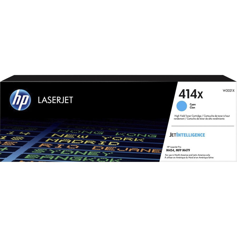 Tóner HP 414X (W2021X) Cian Alto Rendimiento - vista 1