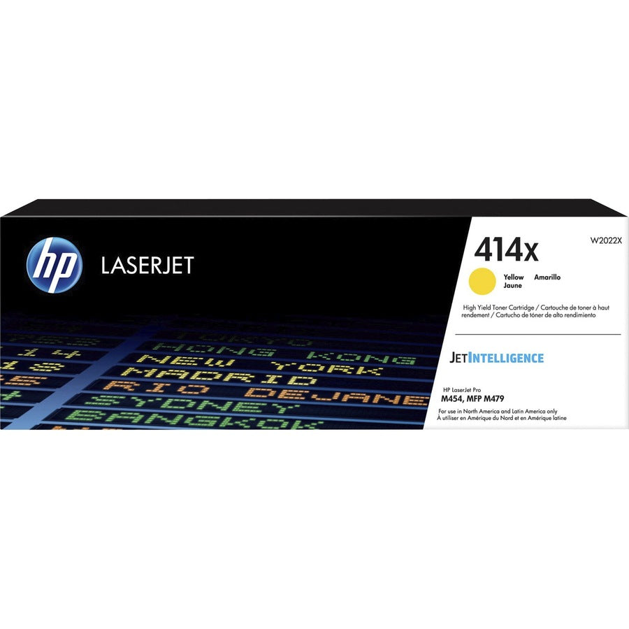 Tóner HP 414X (W2022X) Amarillo Alto Rendimiento - vista 6