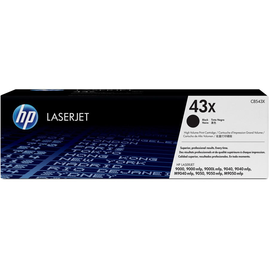 Tóner HP 43X (C8543X) Negro - vista 1