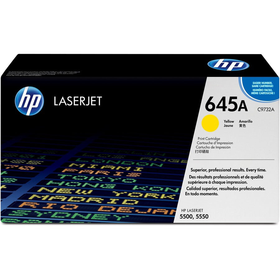 Tóner HP 645A (C9732A) Amarillo - vista 1