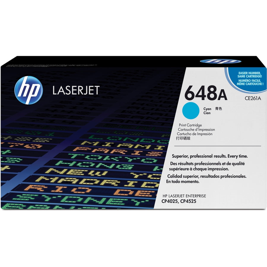 Tóner HP 648A (CE261A) Cian - vista 6