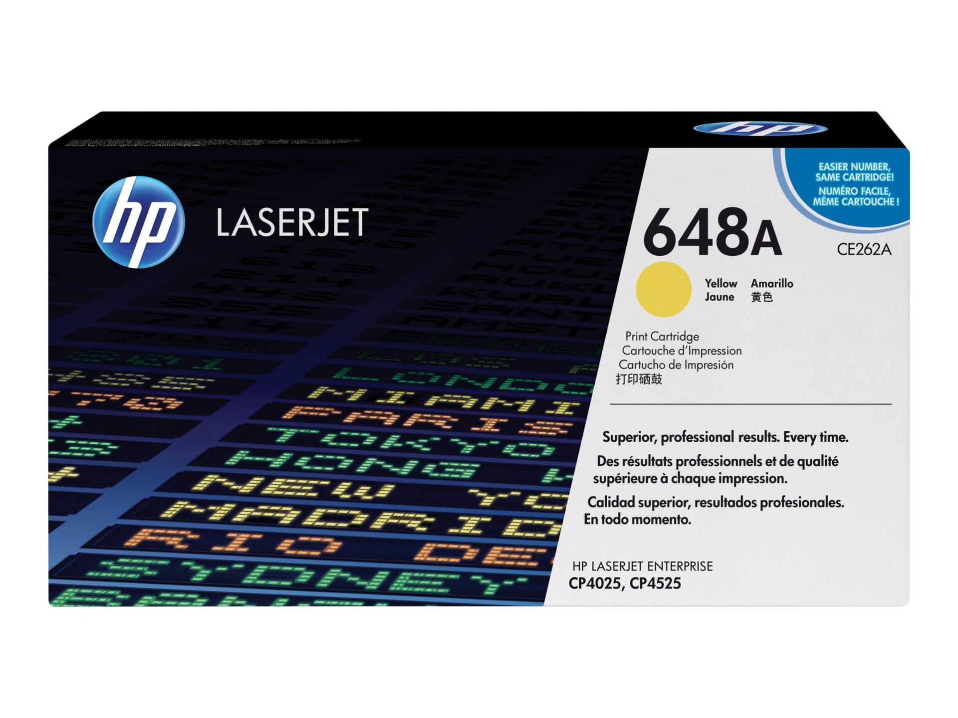 Tóner HP 648A (CE262A) Amarillo - vista 1