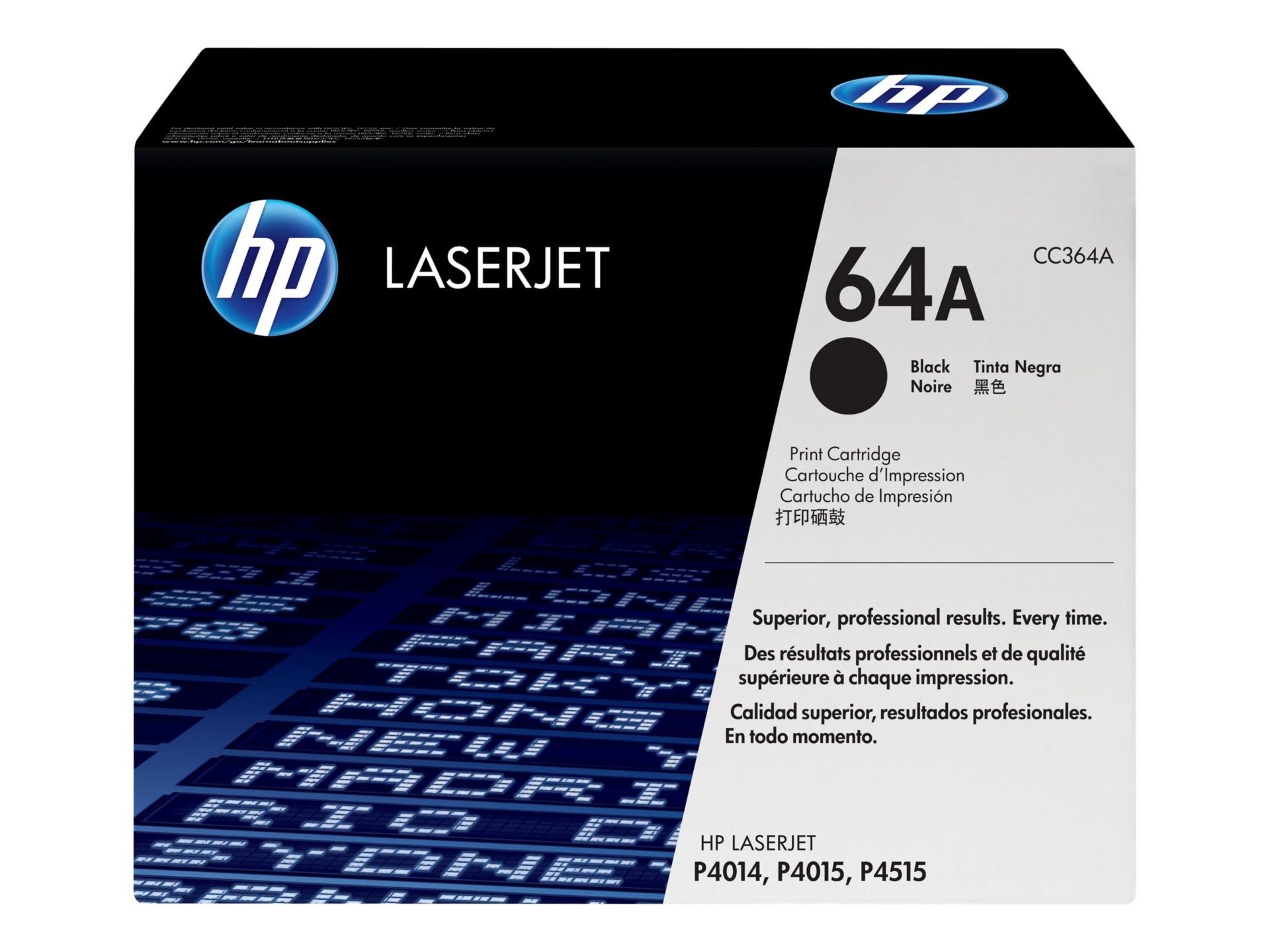 Tóner HP 64A (CC364A) Negro - vista 1