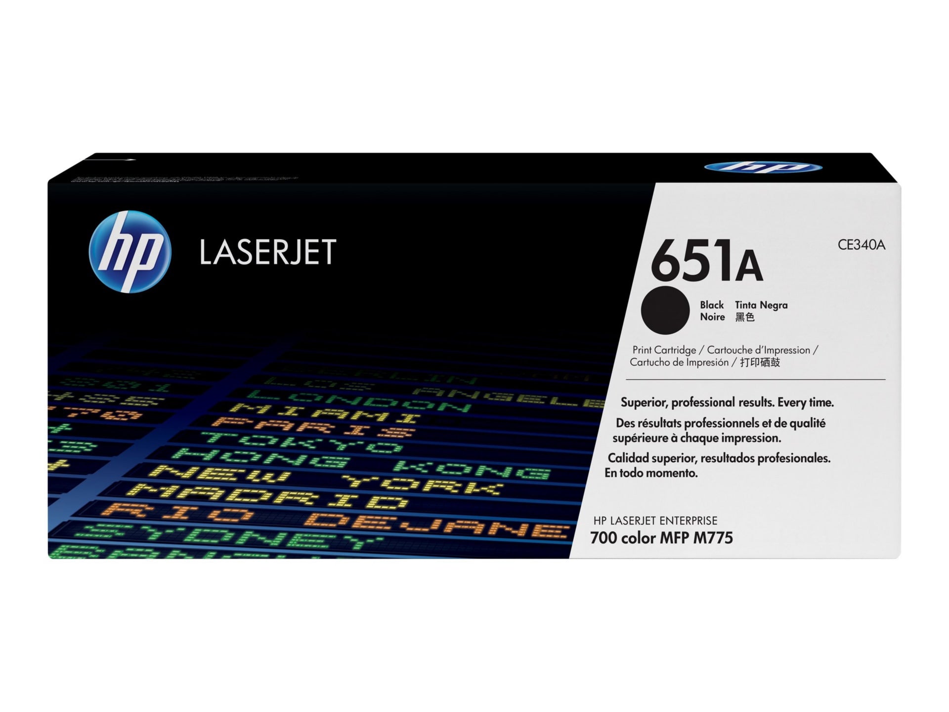 Tóner HP 651A (CE340A) Negro - vista 1