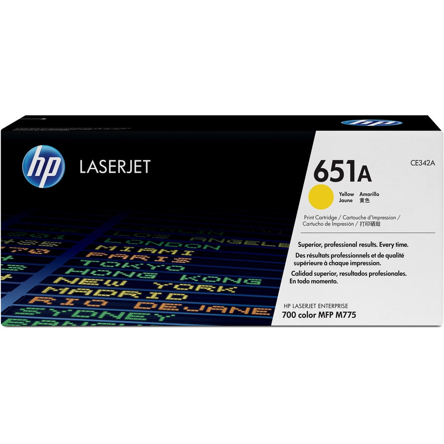 Tóner HP 651A (CE342A) Amarillo - vista 6