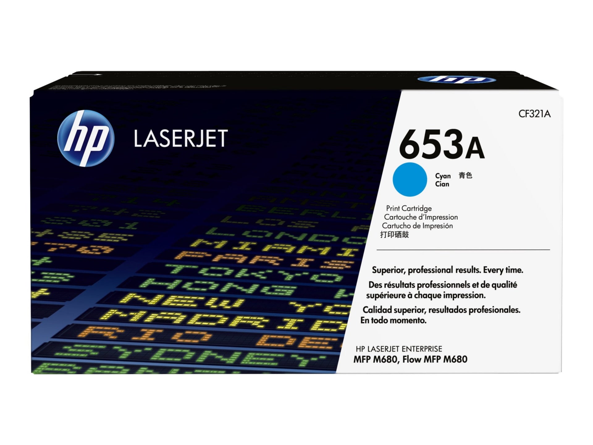 Tóner HP 653A (CF321A) Cian - vista 1