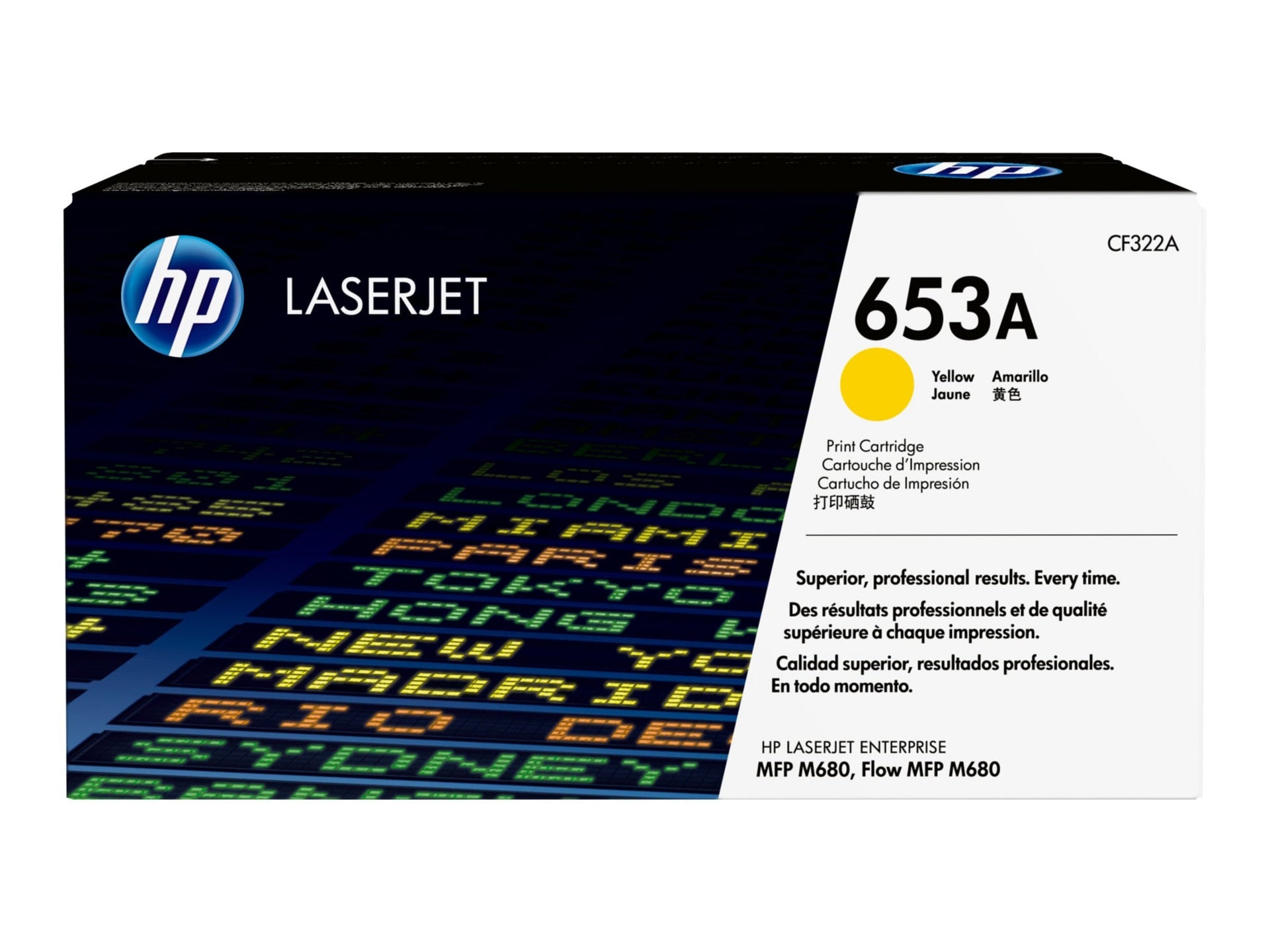 Tóner HP 653A (CF322A) Amarillo - vista 1