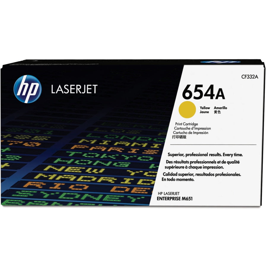 Tóner HP 654A (CF332A) Amarillo - vista 6